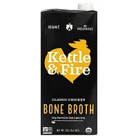 Kettle &amp; Fire, Bone Broth, Classic Chicken, 32 oz (907 g)