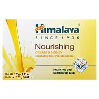 Himalaya, Nourishing Cleansing Bar Soap, Cream &amp; Honey, 4.41 oz (125 g)