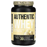 Jacked Factory, Authentic Whey, Muscle Building Whey Protein, Vanilla, 32.91 oz (933 g)