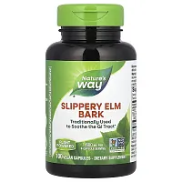 Nature&#x27;s Way, Slippery Elm Bark, 1,600 mg, 100 Vegan Capsules (400 mg per Capsule)