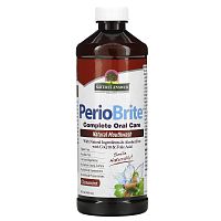 Nature's Answer, PerioBrite, ополаскиватель для рта с ксилитолом, корица и мята, 480 мл (16 жидк. унций)