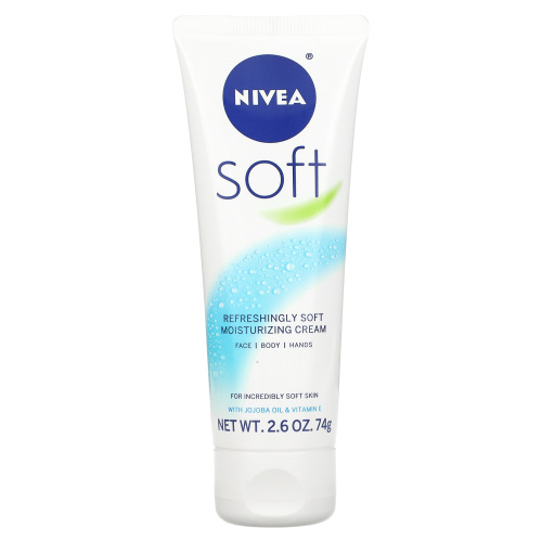 Nivea, Освежающий мягкий увлажняющий крем, 2,6 унц. (74 г)