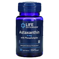 Life Extension, Astaxanthin with Phospholipids, 4 mg, 30 Softgels