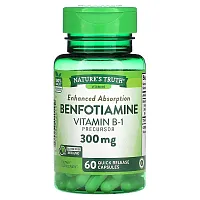 Nature&#x27;s Truth, Benfotiamine, 300 mg, 60 Quick Release Capsules