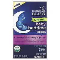 Mommy&#x27;s Bliss, Organic Baby Bedtime Drops, Age 4 Months+, 2 fl oz (60 ml)