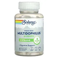 Solaray, Freeze Dried Multidophilus Probiotic, 3 Billion CFU, 180 VegCaps