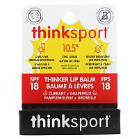 think, Thinksport, бальзам для губ Thinker, SPF 18, смородина и грейпфрут, 4,2 г (0,15 унции)