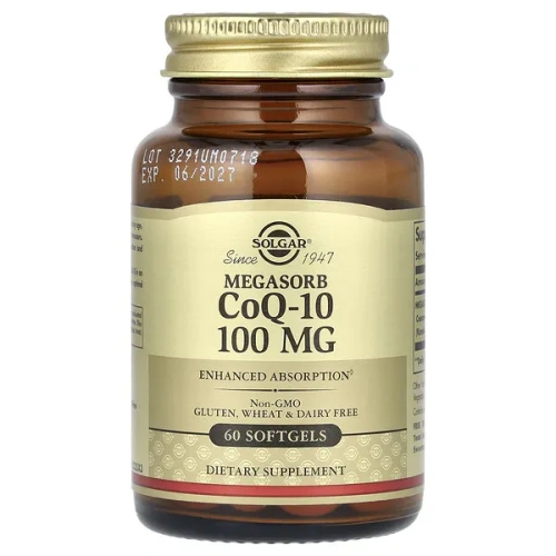 Solgar, Megasorb CoQ-10, 100 mg, 60 Softgels