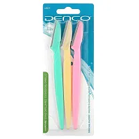 Denco, Shaping Razors, Assorted Colors, 3 Piece Set