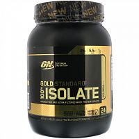 Optimum Nutrition, Gold Standard 100% Isolate, со вкусом ванили, 720 г (1,58 фунта)