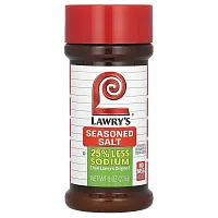 Lawry&#x27;s, Seasoned Salt, Less Sodium, 8 oz (226 g)