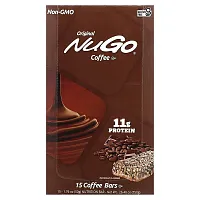 NuGo Nutrition, Coffee Nutrition Bar, 15 Bars 1.76 oz (50 g) Each