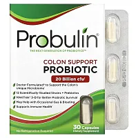 Probulin, Colon Support Probiotic, 20 Billion CFU, 30 Capsules