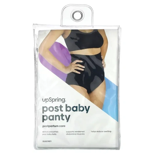 UpSpring, Post Baby Panty, Large/X-Large, Black, 1 Panty