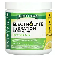 Nature&#x27;s Truth, Electrolyte Hydration + B Vitamins, Powder Mix, Lemon, 4.3 oz (121 g)