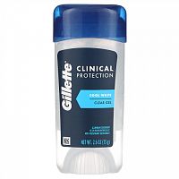 Gillette, Clinical Protection, антиперспирант / дезодорант, Cool Wave, 73 г (2,6 унции)