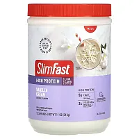 SlimFast, High Protein, Meal Replacement Smoothie Mix, Vanilla Cream, 11 oz (312 g)