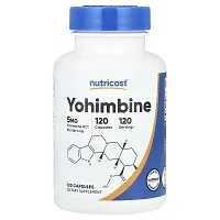 Nutricost, Yohimbine, 5 mg, 120 Capsules