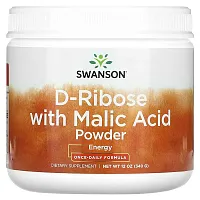 Swanson, D-Ribose With Malic Acid Powder, 12 oz (340 g)