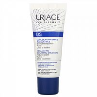 Uriage, DS, Regulating Soothing Emulsion, Fragrance-Free, 1.35 fl oz (40 ml)