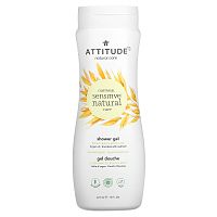 ATTITUDE, Oatmeal Sensitive Natural Care, гель для душа, увлажнение и восстановление, аргановое масло, 473 мл (16 жидк. Унций)