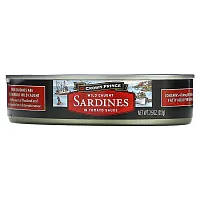 Crown Prince Natural, Wild Caught Sardines In Tomato Sauce, 7.5 oz (213 g)