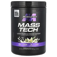 MuscleTech, Mass Tech, Lean Muscle Mass Gainer, Vanilla, 4 lbs (1.81 kg)