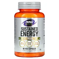 NOW Foods, Sustained Energy, 90 Veg Capsules