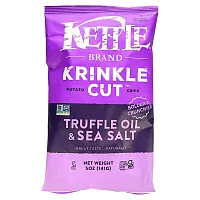 Kettle Foods, Krinkle Cut, Potato Chips, Truffle Oil &amp; Sea Salt, 5 oz (141 g)