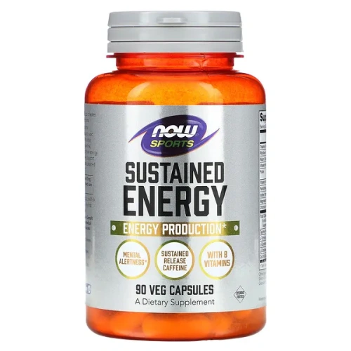 NOW Foods, Sustained Energy, 90 Veg Capsules