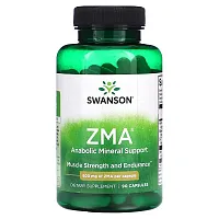 Swanson, ZMA, Anabolic Mineral Support, 800 mg, 90 Capsules