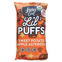 LesserEvil, Lil&#x27; Puffs, Sweet Potato Apple Asteroid, 2.5 oz (71 g)