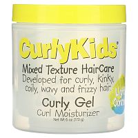 CurlyKids, Уход за волосами смешанной текстуры, гель для вьющихся волос, контроль легкости, 170 г (6 унций)