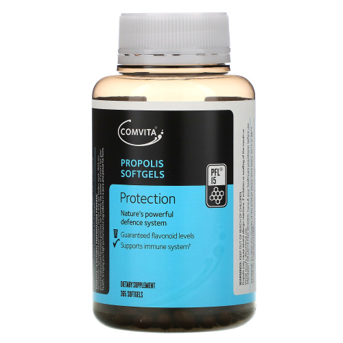 Comvita, Propolis, PFL15, 365 Softgels фото 3