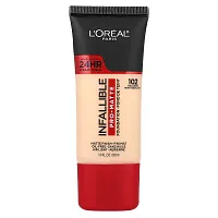 L&#x27;Oréal, Infallible, Pro-Matte Foundation, 102 Shell Beige, 1 fl oz (30 ml)