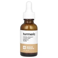 Natural Outcome, Turmeric, Enlighten Serum, Fragrance Free, 1 oz (30 ml)