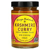 Maya Kaimal, Kashmiri Curry, Индийский соус на медленном огне, мягкий, 12,5 унций (354 г)