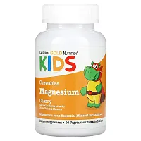 California Gold Nutrition, Chewable Magnesium for Children,  Cherry, 90 Vegetarian Tablets