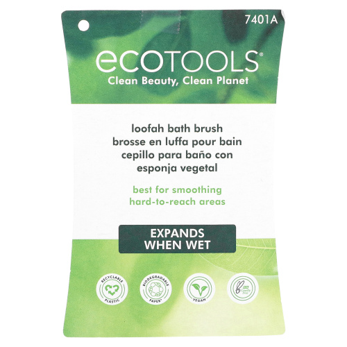 EcoTools, Щетка для ванны с люфой, 1 шт. фото 2