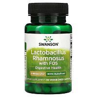 Swanson, Lactobacillus Rhamnosus With FOS, 5 Billion CFU, 60 Veggie Capsules