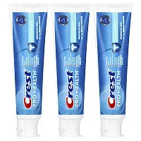 Crest, Pro-Health, Fluoride Toothpaste, Clean Mint, 3 Pack, 4.3 oz (121 g) Each