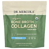 Dr. Mercola, Organic Bone Broth Collagen from Beef, Vanilla, 10.74 oz (304.5 g)