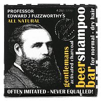 Professor Fuzzworthy's, Gentlemans Beer Shampoo Bar, Activated Charcoal, For Normal - Dry Hair, Minty Rosemary, 4.2 oz (120 g)