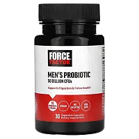 Force Factor, Men&#x27;s Probiotic, 50 Billion CFUs, 30 Vegetable Capsules