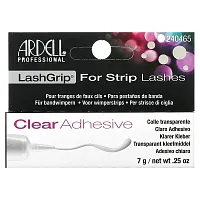 Ardell, LashGrip, For Strip Lashes, Clear Adhesive, 0.25 oz (7 g)