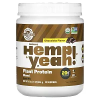 Manitoba Harvest, Organic Hemp Yeah!, Plant Protein Blend, Chocolate, 1 lb (454 g)