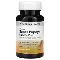 American Health, Super Papaya Enzyme Plus, 90 Tablets