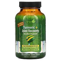 Irwin Naturals, Turmeric + Joint Recovery, Boswellia &amp; Magnesium , 60 Liquid Soft-Gels