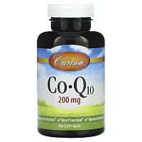 Carlson, CoQ10, 200 mg, 90 Soft Gels