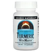 Source Naturals, Куркума с меривой, 500 мг, 30 капсул